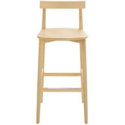 Ercol Upholstered Lara Bar Stool With Back 75cm - Fabric Grade C - thumbnail 3