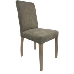 Caldecott Fabric Upholstered Dining Chair - Taupe/Stone Grey
