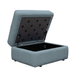 G Plan Hardy Leather Storage Footstool - Leather Grade P - thumbnail 1