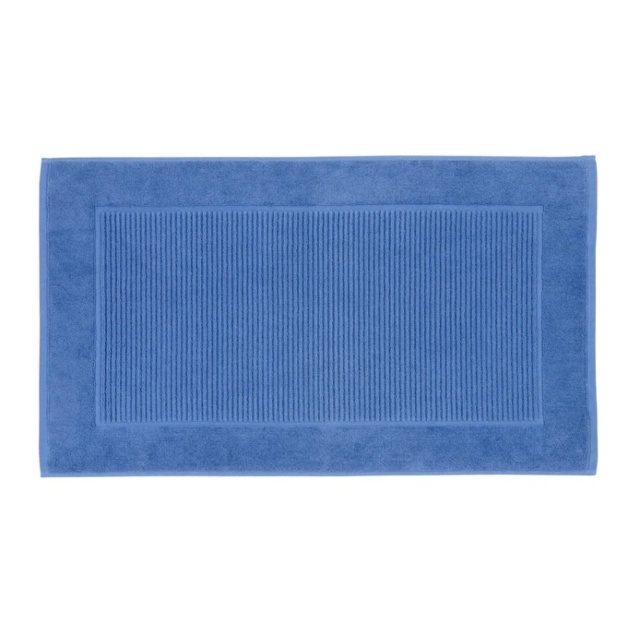Christy Supreme Terry Towelling Bath Mat 50 x 90cm - Deep Sea - image 1