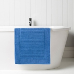 Christy Supreme Terry Towelling Bath Mat 50 x 90cm - Deep Sea - thumbnail 2