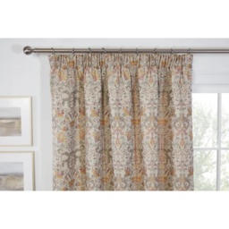 Sundour Kyoto Lined Pencil Pleat Curtains - Natural - 66 x 90 - thumbnail 2