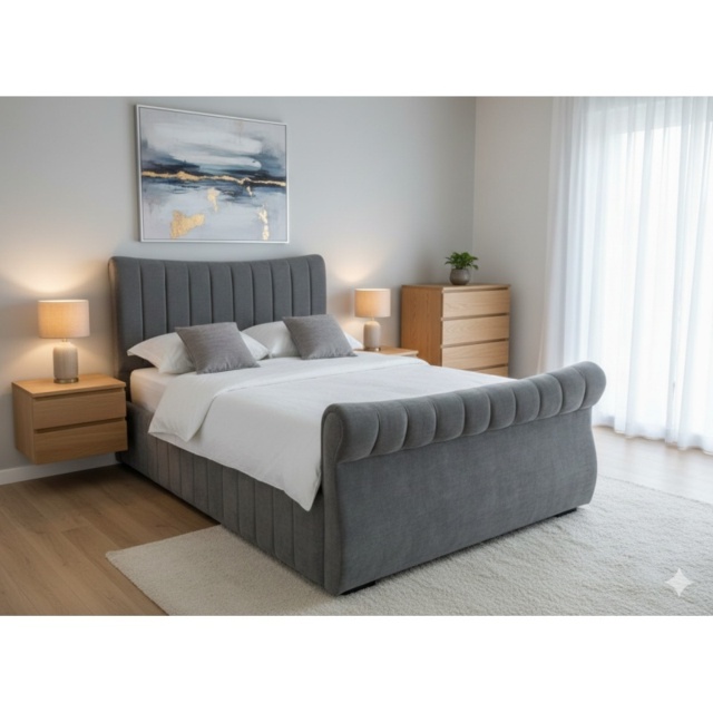 Highgrove Barking Side Lift Opening Ottoman Bed Frame - 150cm King - image 1