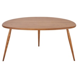 Ercol Pebble Coffee Table - Wood Finish - thumbnail 2