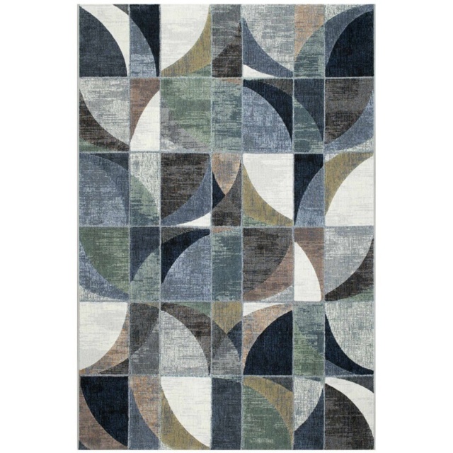 Mastercraft Galleria Rug - 063 - 0650/6656 - Blue - 120x170cm - image 1