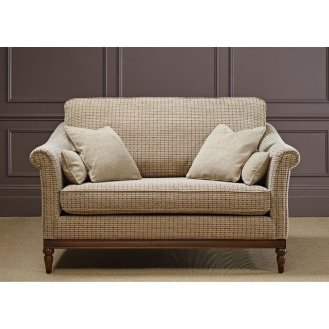 Wood Bros Weybourne Compact 2 Seater Sofa - Moon Fabric Grade D - image 1