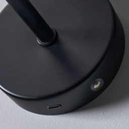 BHS USB-C Rechargeable Wall Light - Black - thumbnail 4