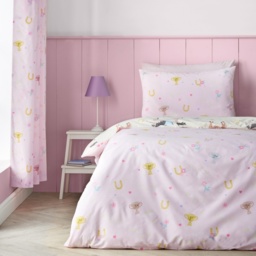 Catherine Lansfield Happy Horses Duvet Set - Cream - Double - thumbnail 4