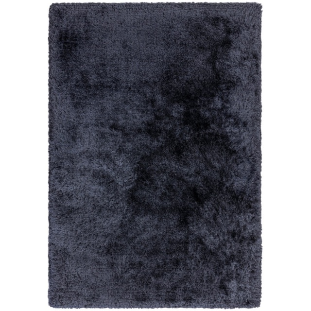 Asiatic Plush Luxury Shaggy Rug - Navy - 140cm x 200cm - image 1