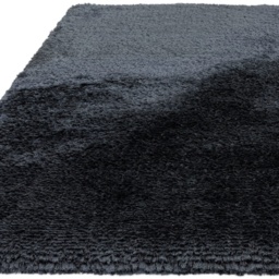 Asiatic Plush Luxury Shaggy Rug - Navy - 140cm x 200cm - thumbnail 3