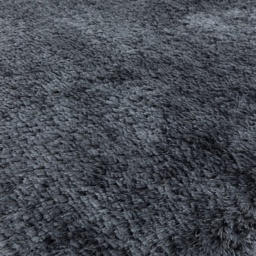 Asiatic Plush Luxury Shaggy Rug - Navy - 140cm x 200cm - thumbnail 6