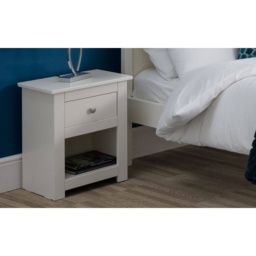 Julian Bowen Radley Bedside Table - Surf White - thumbnail 2