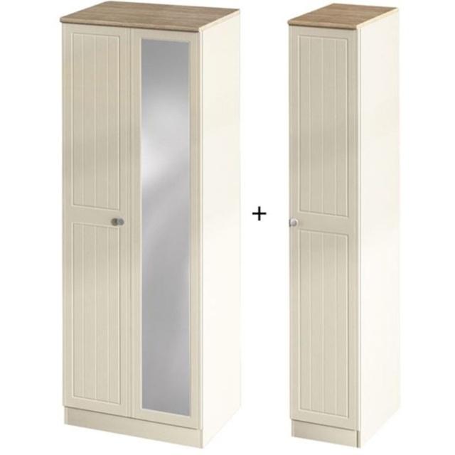 Epworth Tall Triple Mirror Robe - Finish
