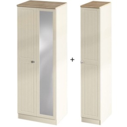 Epworth Tall Triple Mirror Robe - Finish