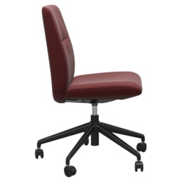 Stressless Mint Low Back Home Office Chair - Paloma Leather - thumbnail 4