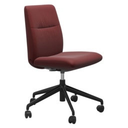 Stressless Mint Low Back Home Office Chair - Paloma Leather - thumbnail 3