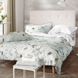 Designers Guild Fleur Blanche Duvet Set - Platinum - Super King - thumbnail 1