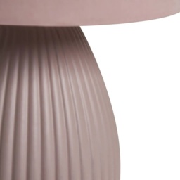 BHS Freya Teardrop Ceramic Table Lamp Pack of 2 - Pink - thumbnail 3