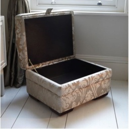 Parker Knoll Lift Top Footstool - Leather Grade M - thumbnail 2