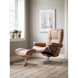 Stressless Mayfair Chair With Cross Base - Small - Paloma Leather - Without Footstool - thumbnail 5
