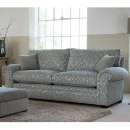 Parker Knoll Amersham Formal Back Grand 3 Seater Sofa - Fabric Grade C