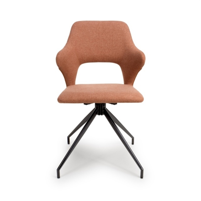 Scott Fabric Dining Chair - Brick - image 1