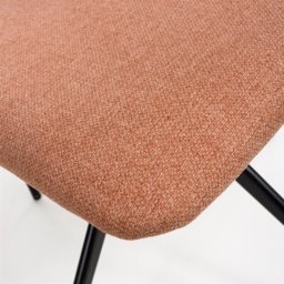 Scott Fabric Dining Chair - Brick - thumbnail 7