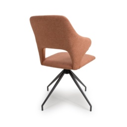 Scott Fabric Dining Chair - Brick - thumbnail 4