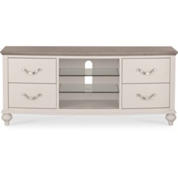 Montreal Entertainment Unit - Grey Washed Oak and Soft Grey - thumbnail 3
