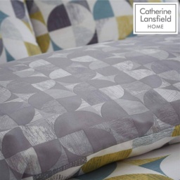 Catherine Lansfield Retro Circles Multi Duvet Set - Single - thumbnail 4