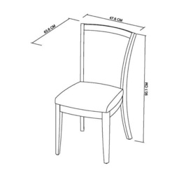 Jasper Oak Pair of Upholstered Dining Chairs - Mocha - thumbnail 7