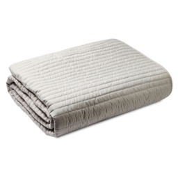 Bianca Quilted Lines Bedspread - Silver - thumbnail 2