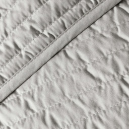 Bianca Quilted Lines Bedspread - Silver - thumbnail 3