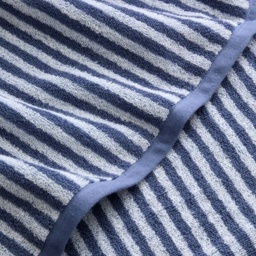 Christy Portobello Stripe Cotton Towel - Chalk Blue - Hand Towel - thumbnail 4