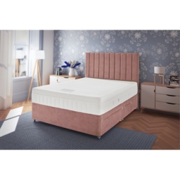 Kaymed Nirvana 1600 Mattress and Divan Set - 150cm King - 22 Drawers - Dreamy Fabric - thumbnail 1
