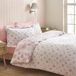 Catherine Lansfield Mirabelle Duvet Set - Pink - King - thumbnail 4