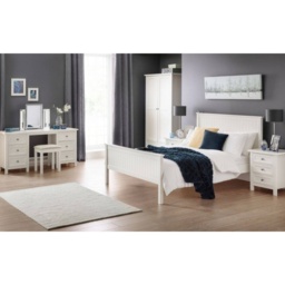 Julian Bowen Maine 2 Door Combination Wardrobe - Surf White - thumbnail 4