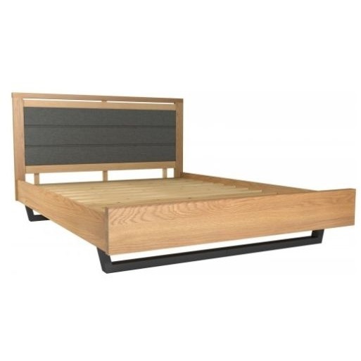 Fusion Rustic Oak Bed Frame - Double - image 1