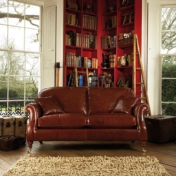Parker Knoll Westbury Large 2 Seater Sofa - Leather - thumbnail 2