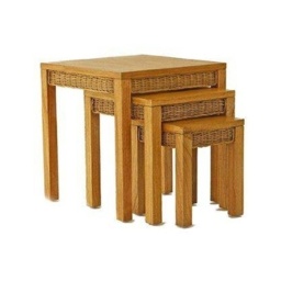 Daro Alexandra Nest Of 3 Tables Natural Wash - thumbnail 1