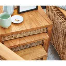 Daro Alexandra Nest Of 3 Tables Natural Wash - thumbnail 2