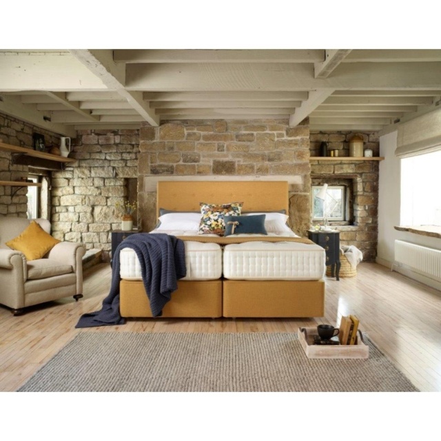 Harrison Spinks Europa Mattress and Divan Set - 180cm Super King - True Edge Standard - 4 Drawers - image 1