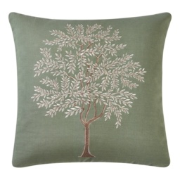 Catherine Lansfield Woodland Trees Filled Cushion 45cm - Green - thumbnail 2