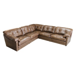 Ellison 5 Seater Corner Sofa - Leather Grade C