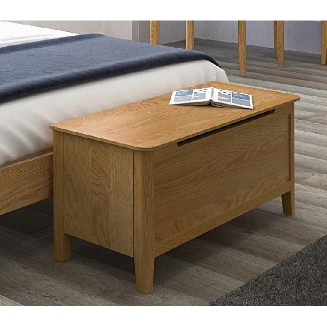 Hardwick Oak Blanket Box - image 1