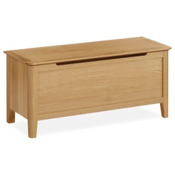 Hardwick Oak Blanket Box - thumbnail 2