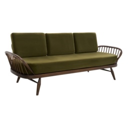 Ercol 3 Seater Studio Couch - Fabric Grade C - thumbnail 4