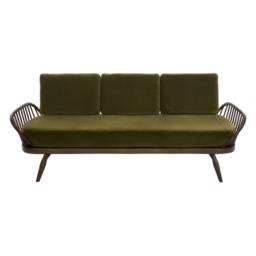 Ercol 3 Seater Studio Couch - Fabric Grade C - thumbnail 3