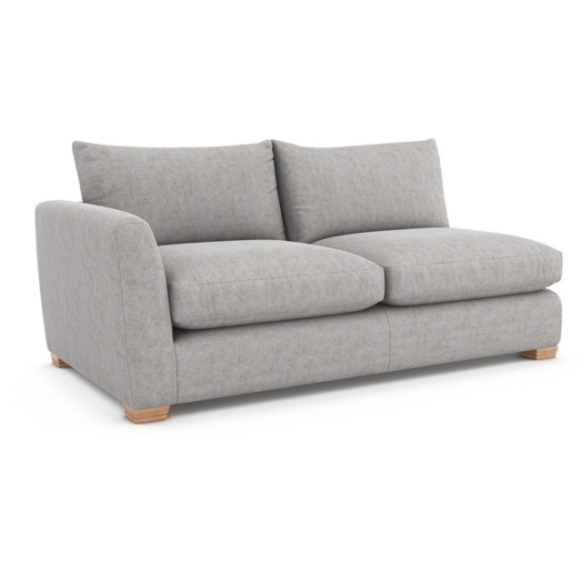 Freddie Fabric 2 Seater Sofa Unit With 1 Arm - Fabric Grade A - LHF - Fibre - image 1
