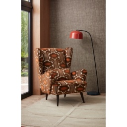 Orla Kiely Alma Armchair - Premium Plain Fabric